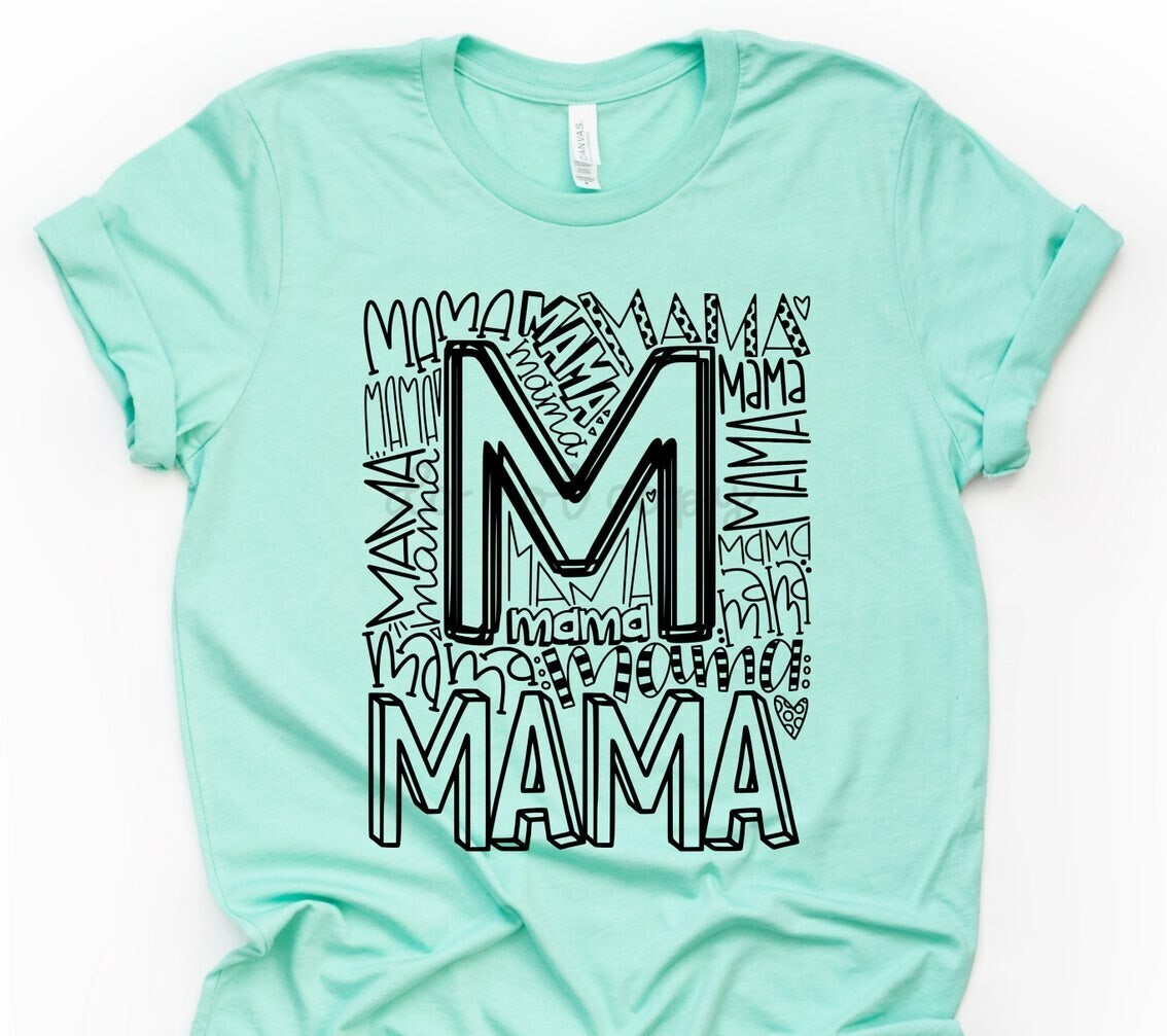 Mama Wordart Typography
