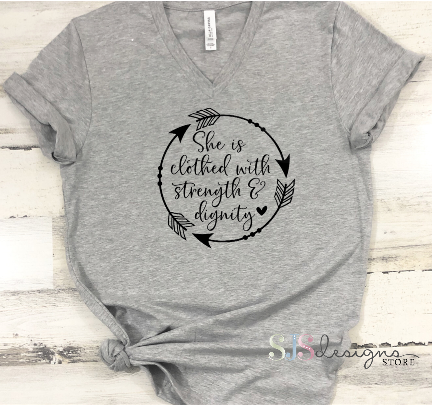 She is Clothed in Strength & Dignity Shirt