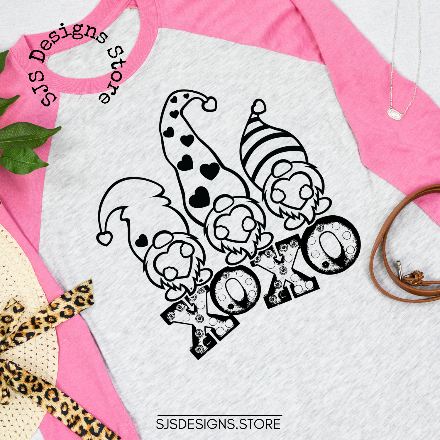 XOXO Gnome SUBLIMATION TRANSFER ONLY