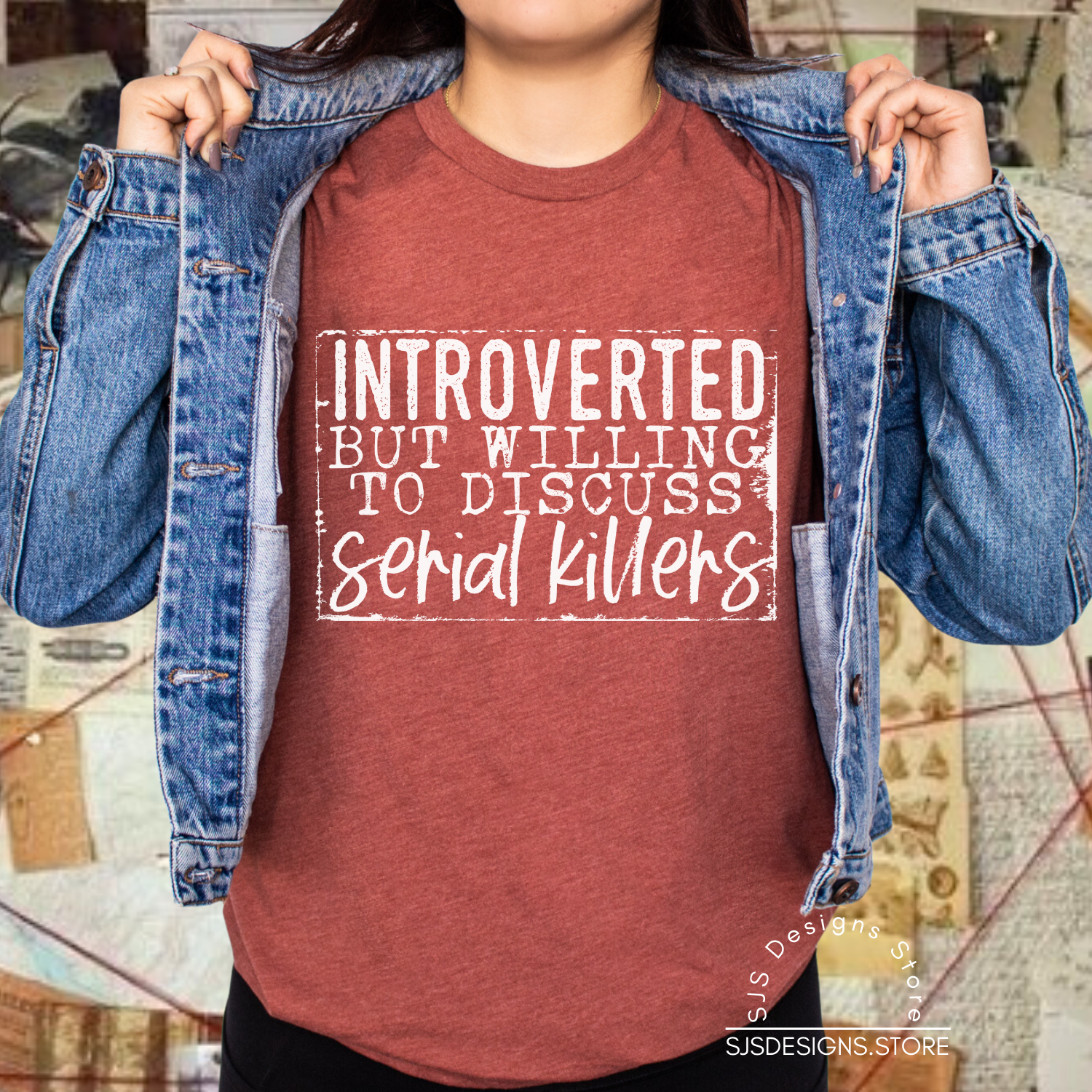 Introvert But Willing to Discuss Serial Killers Crime Shirt