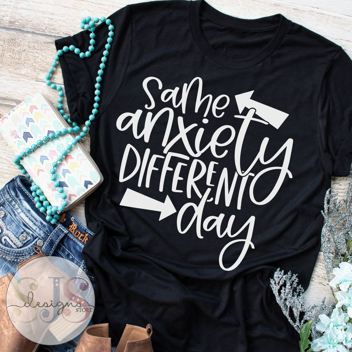 Same Anxiety Different Day Shirt