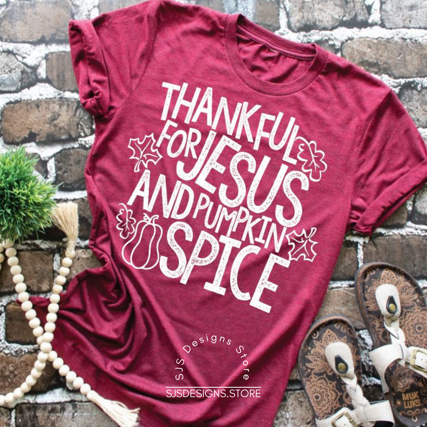 Thankful for Jesus and Pumpkin Spice Shirt