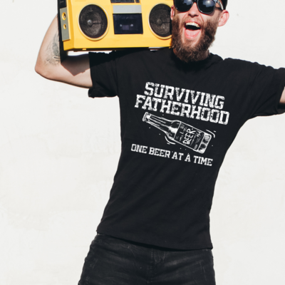 Surviving Fatherhood One Beer At a Time Shirt
