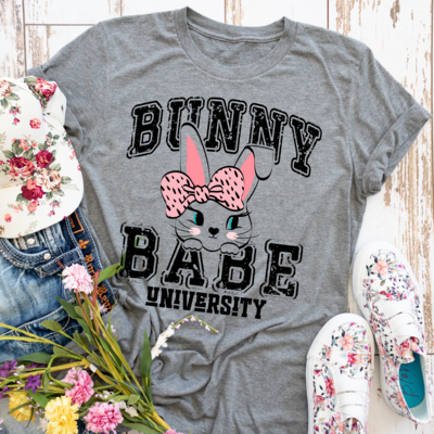 Bunny Babe University Shirt