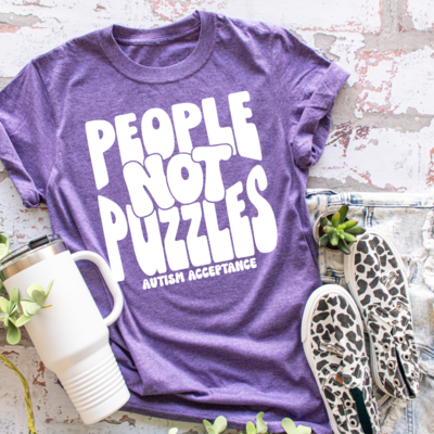 People Not Puzzles Autism Shirt