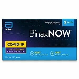 Abbott BinaxNOW COVID-19 Antigen Self Test Kit (2 Tests)