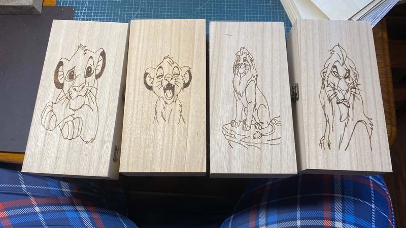 Handmade Wood Burning Items
