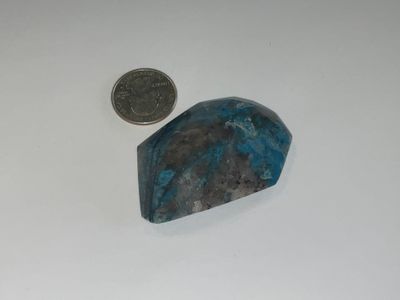 Azurite–Turquoise–Hematite Freeform $45