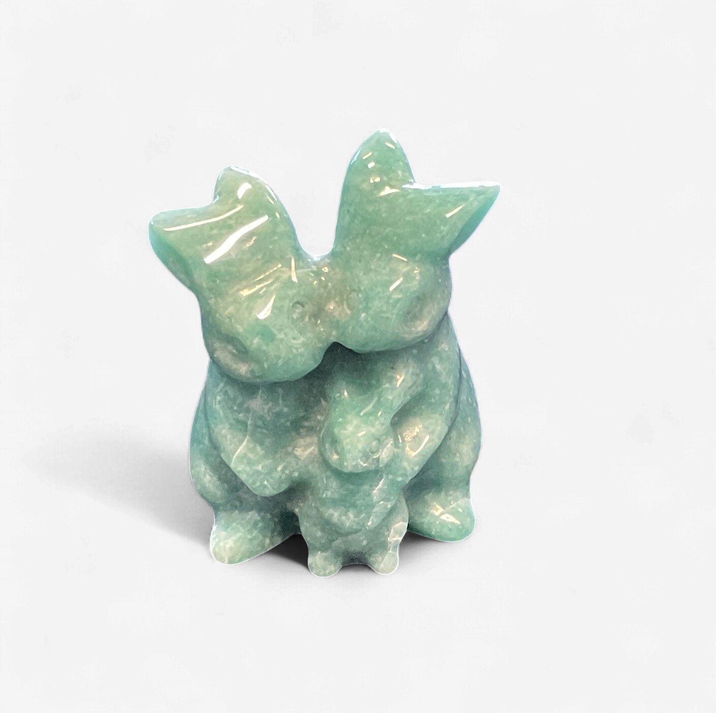 Amazonite Bunny Family