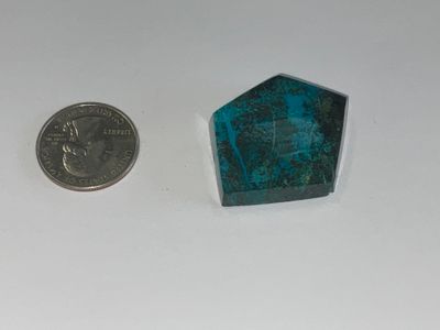 Azurite-Turquoise-Hematite Freeform $18