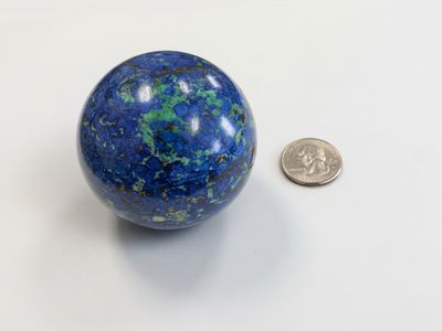 Azurite-Malachite sphere $395