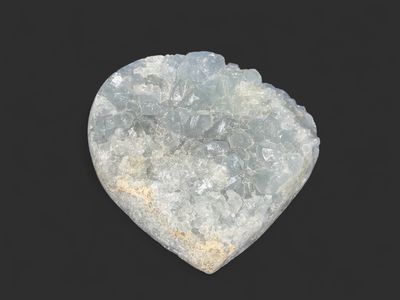 Celestite Geode Heart $45