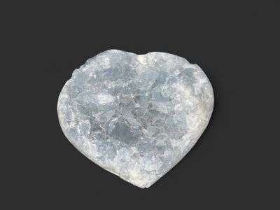 Celestite Geode Heart $50