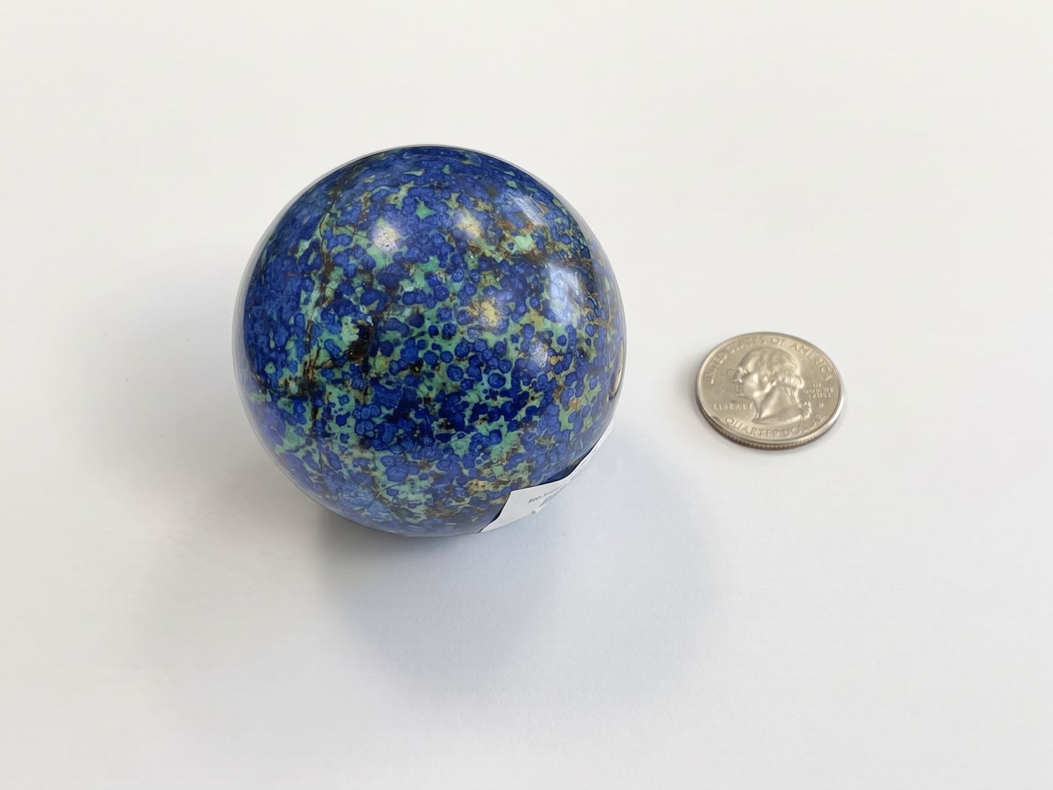 Azurite-Malachite sphere $335