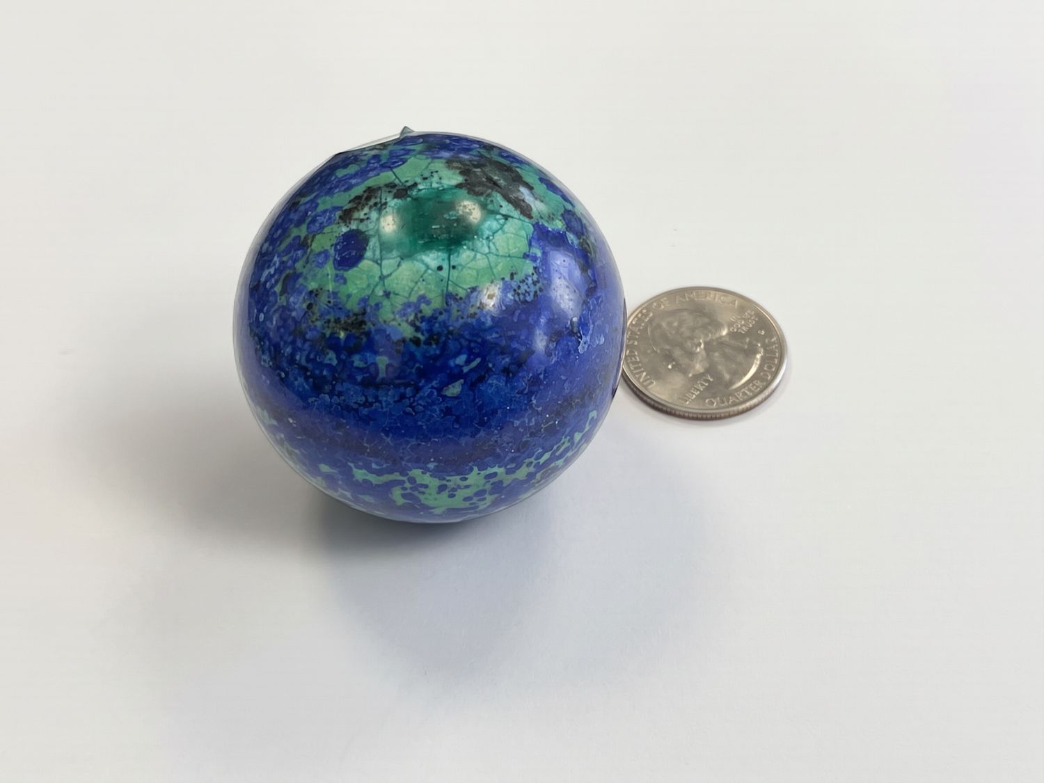 Azurite-Malachite Sphere $275