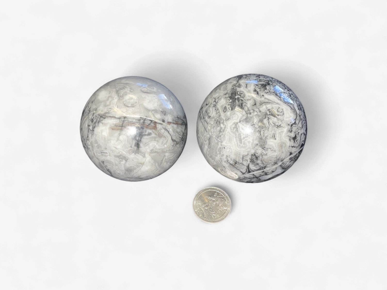 Fossil Jasper sphere $40