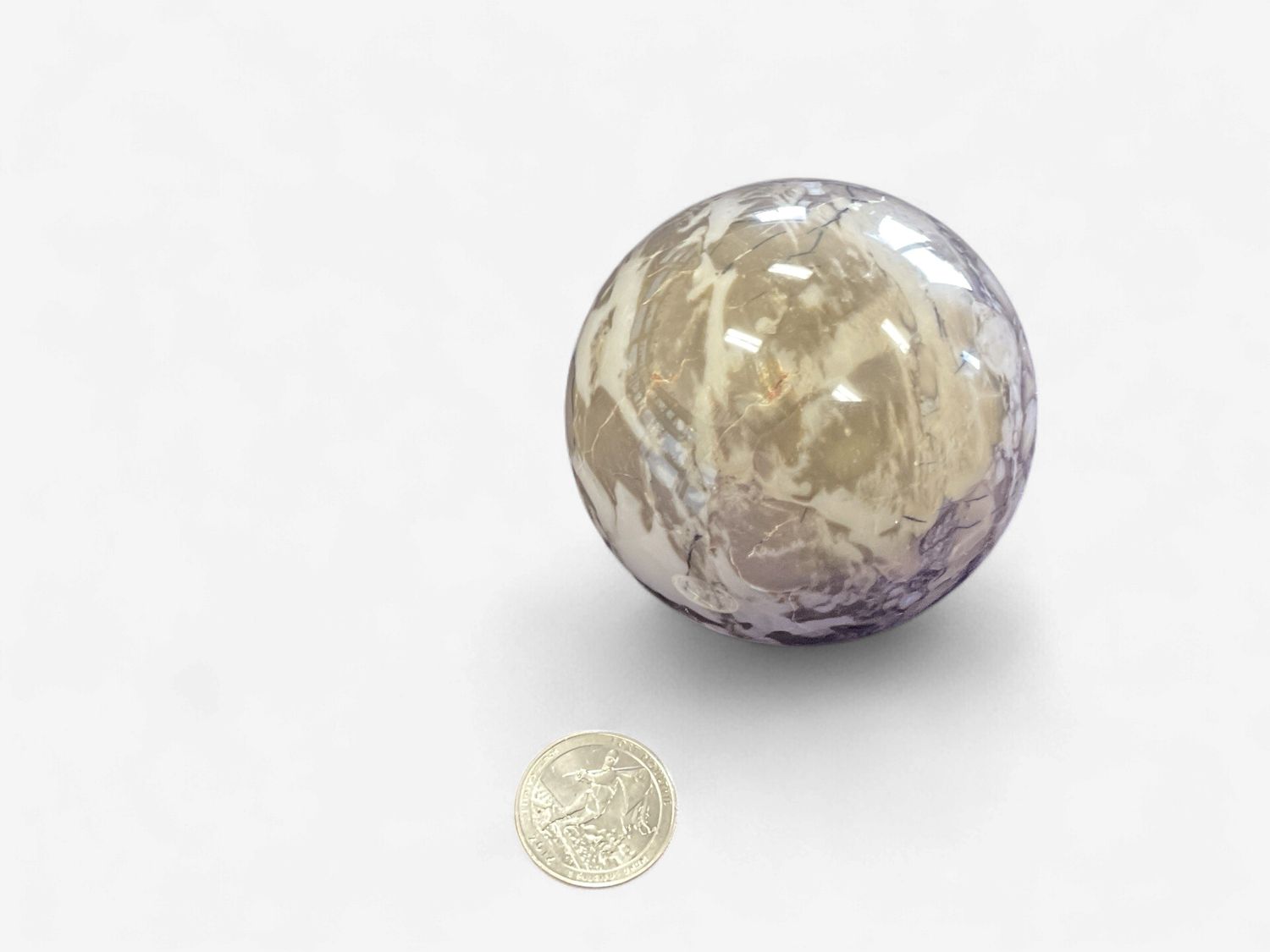 Fossil Jasper Sphere $60
