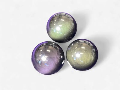 Rainbow Obsidian Spheres