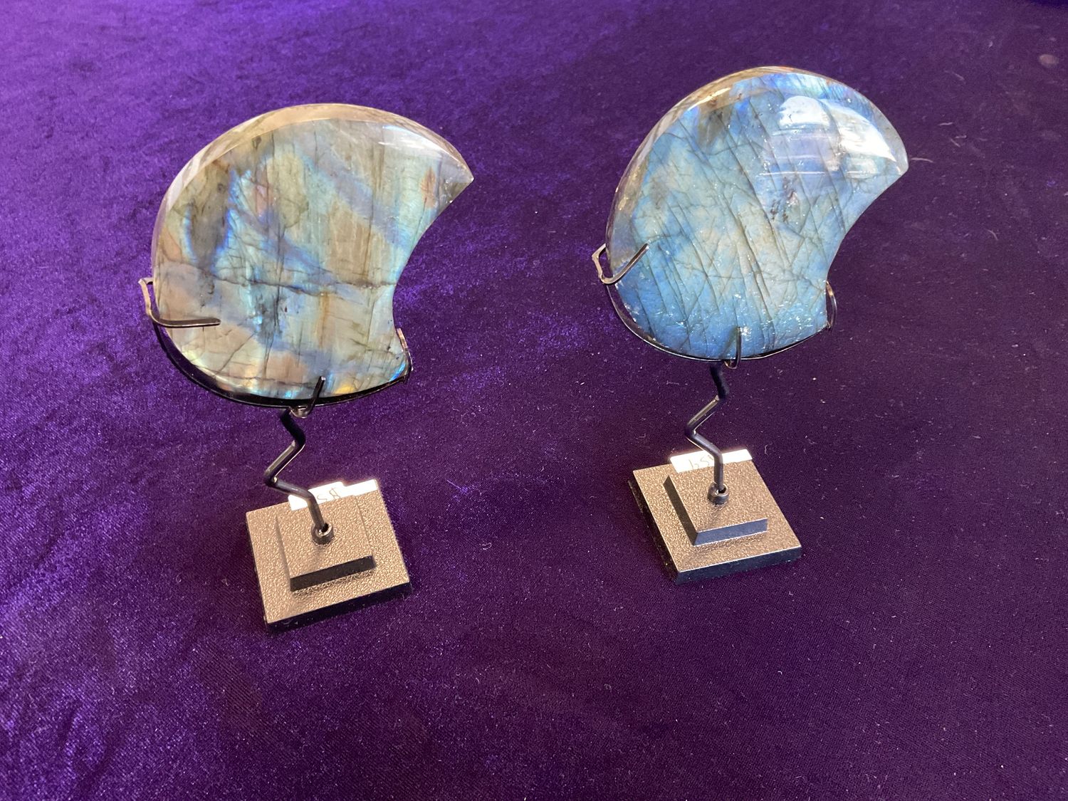 Labradorite Moon with stand, cost: $59