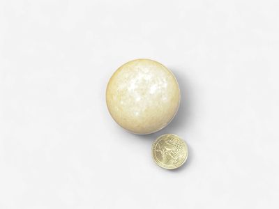 Peach Calcite sphere $28