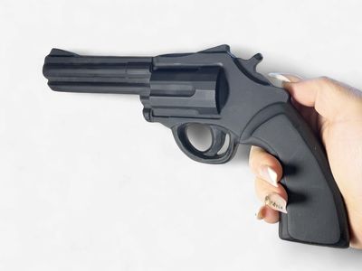 Black Obsidian Gun Carving – $150
