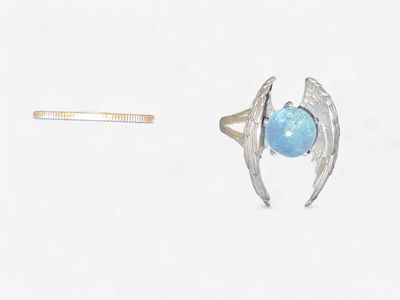 Aquamarine ring $90