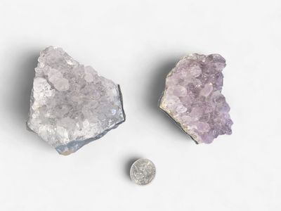 Amethyst cluster $22