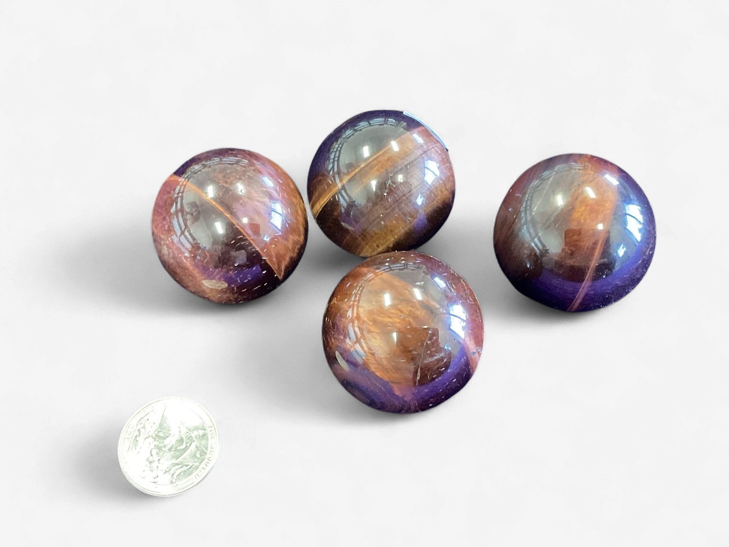 Red Tiger's Eye sphere $32