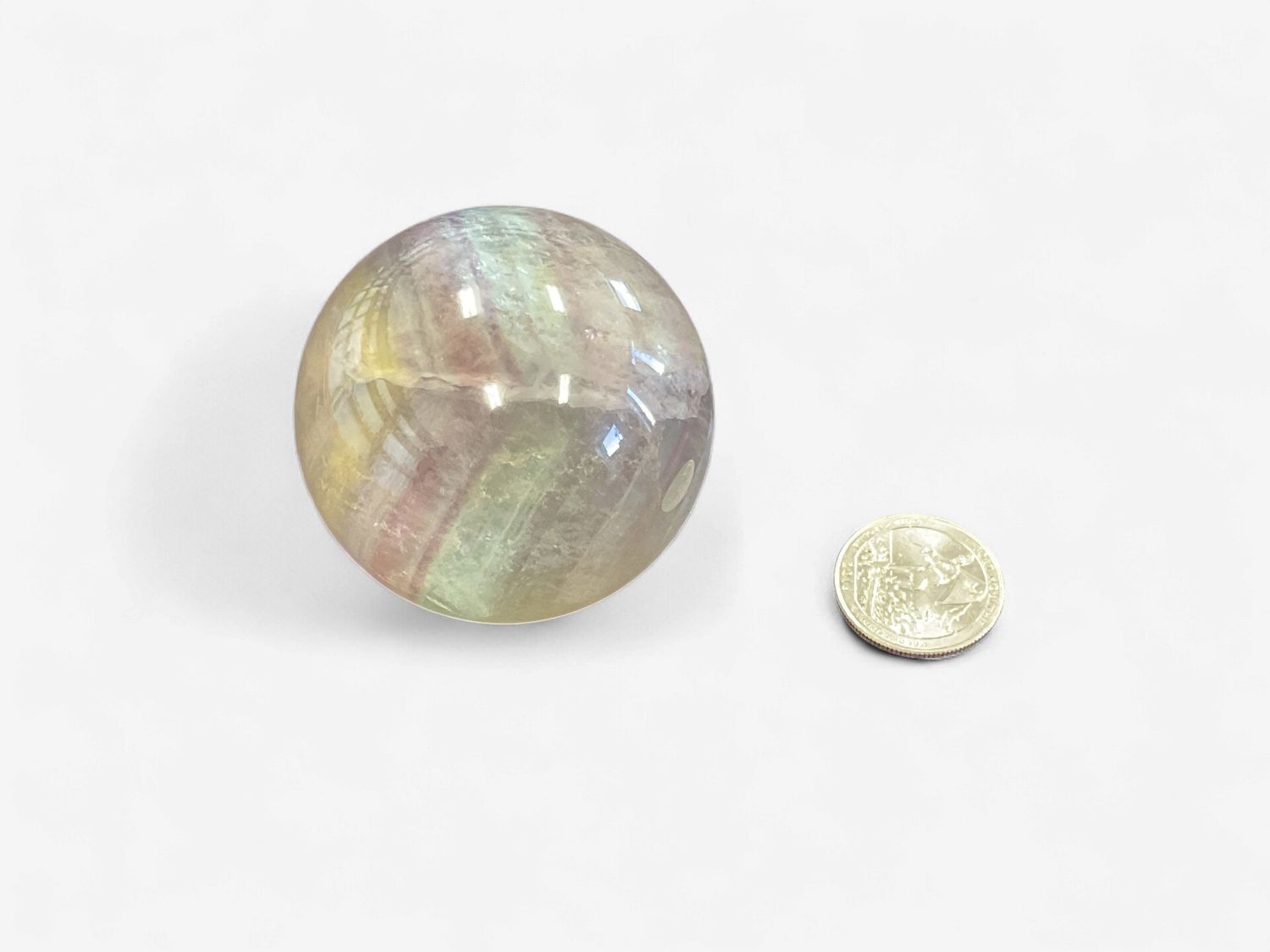 Fluorite sphere $65