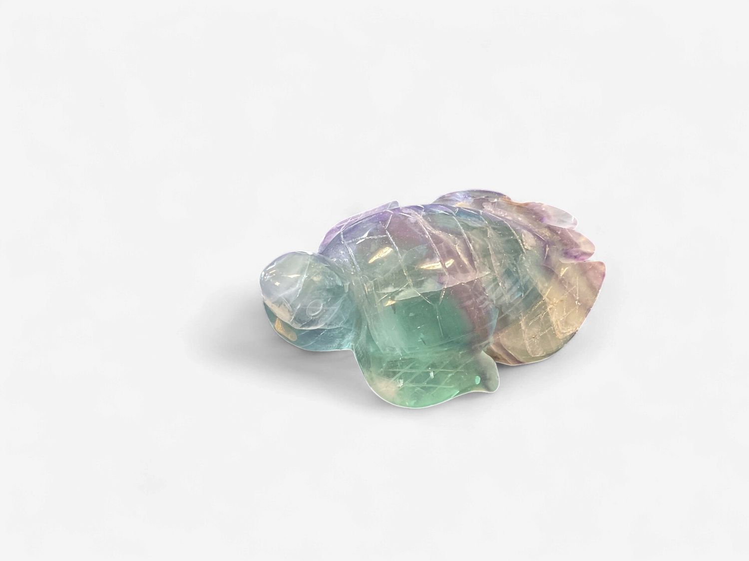 Fluorite Turtle Carving $49