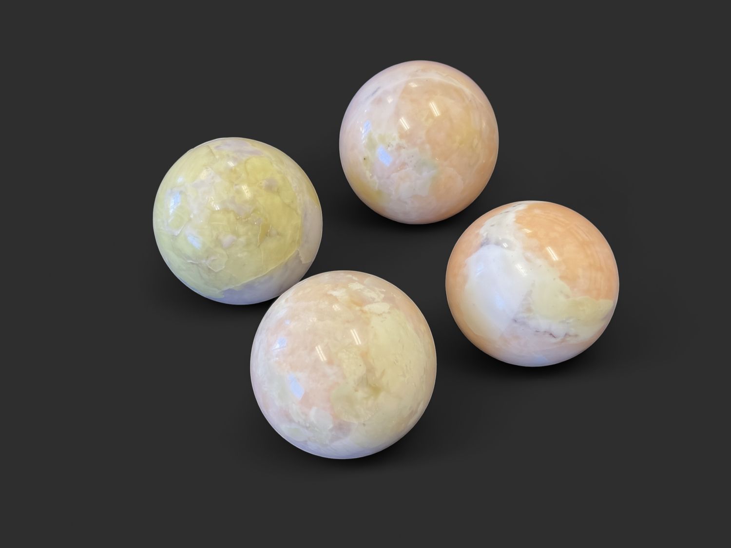 Calcite with Serpentine Inclusion sphere