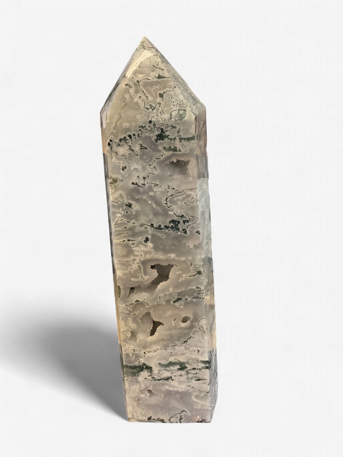 Moss Agate Statement Tower