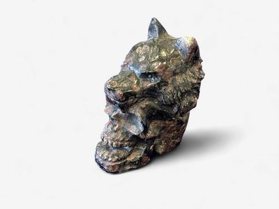 Garnet with Arfvedsonite Matrix Assorted Carving