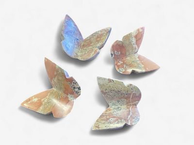 Dendritic Agate Butterfly $39