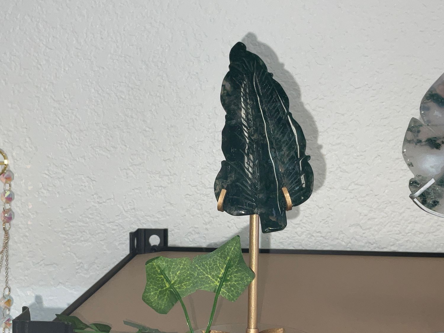 Moss Agate Carving, cost: $85