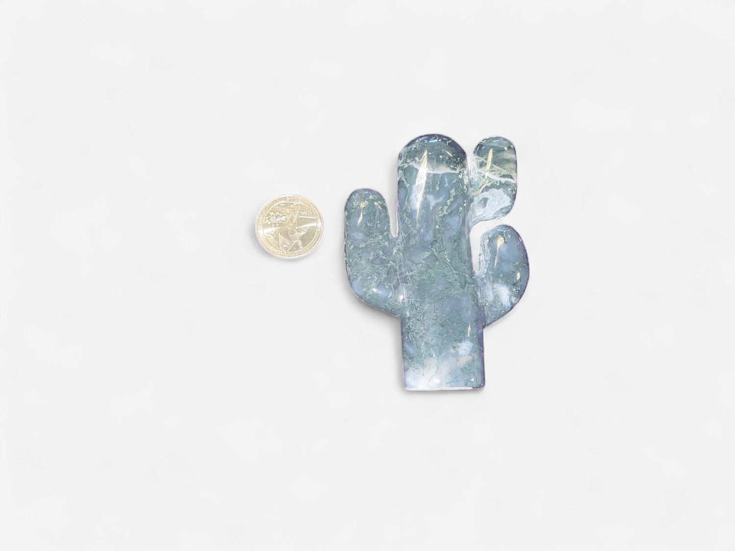 Moss Agate Cactus