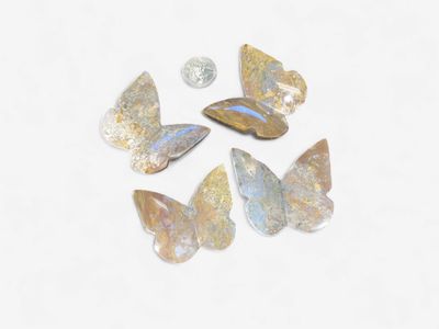 Indonesian Moss Agate Butterfly