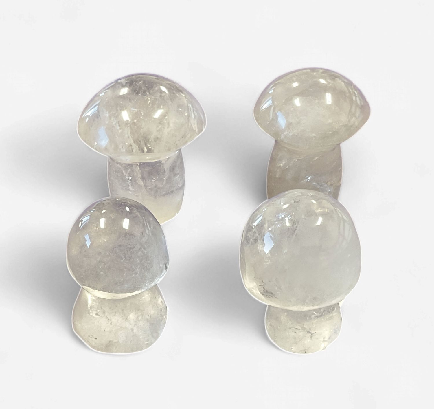 Clear Quartz Mushrooms