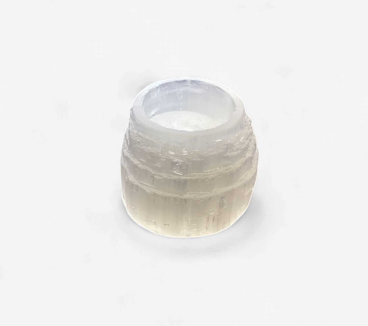 Selenite Candle Holders