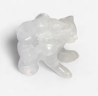 Clear Quartz Koala Baby Carving