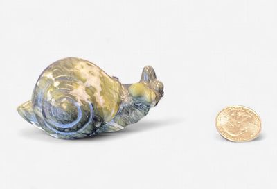 Serpentine Snail Carving