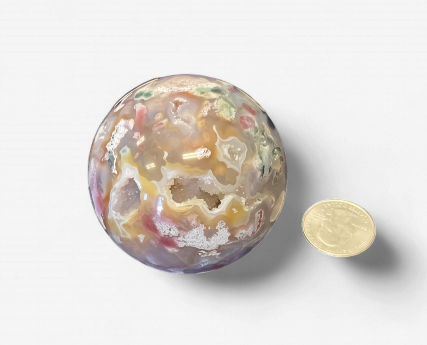 Cosmic Jasper Spheres, cost: $115