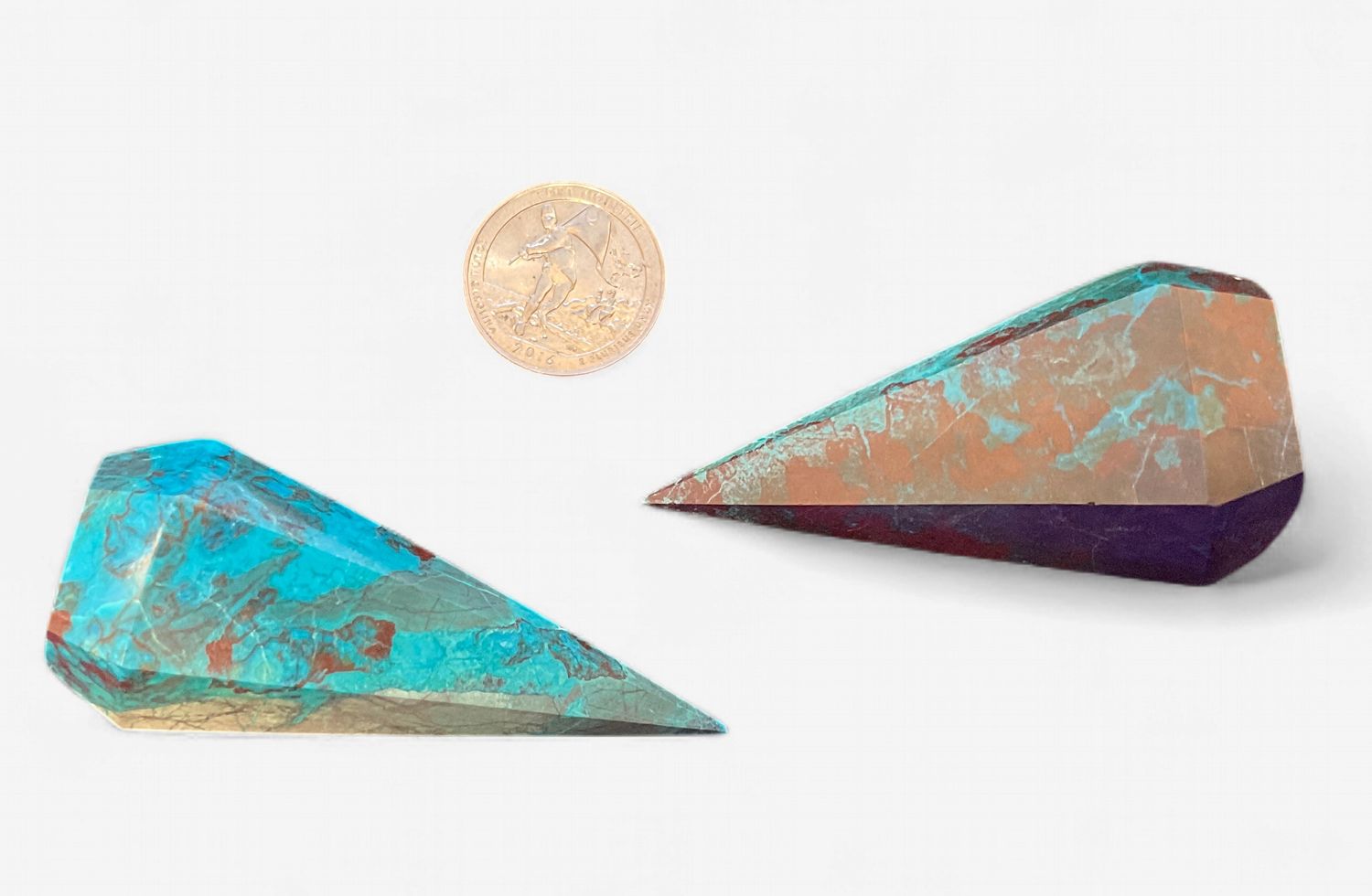 Hematite &amp; Turquoise Points, cost: $59