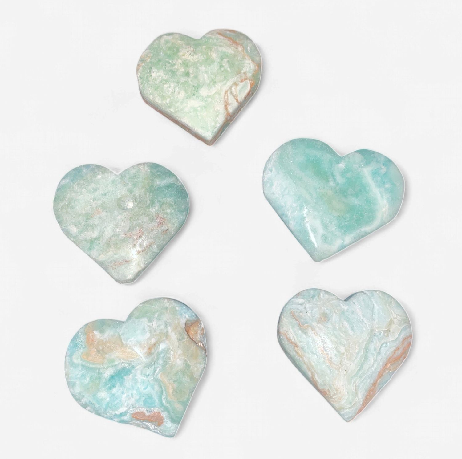 Hemimorphite Hearts