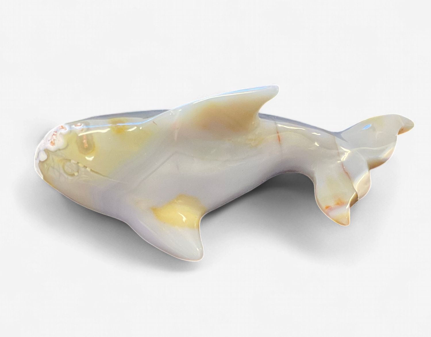 Orca Agate Orca Carving