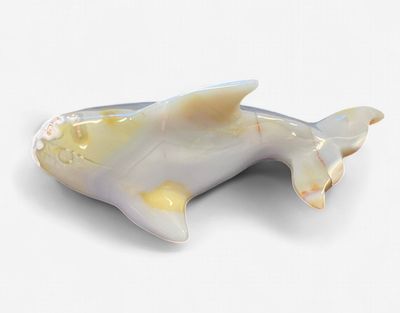 Orca Agate Orca Carving