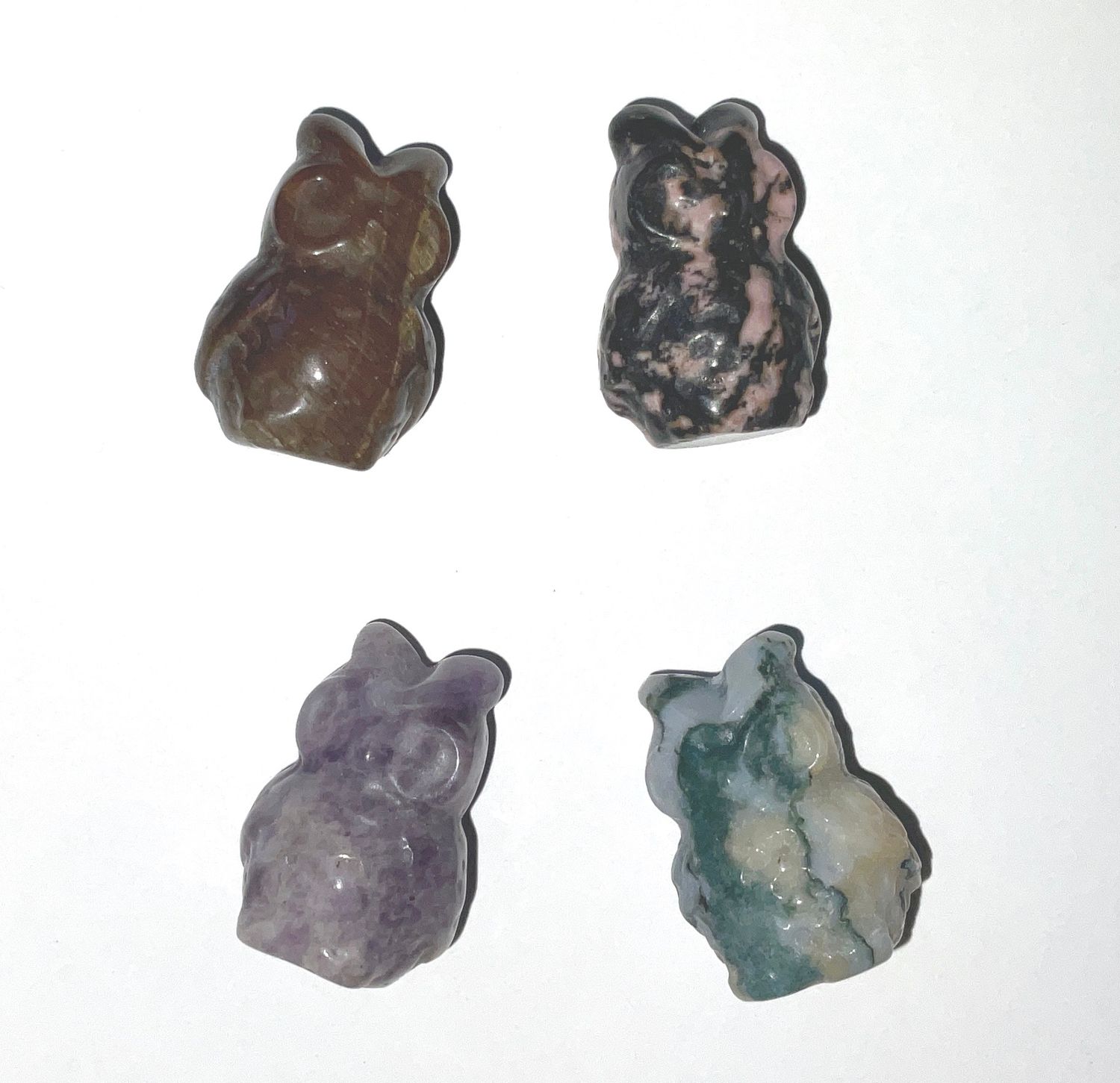 Assorted Mini Owl Carvings