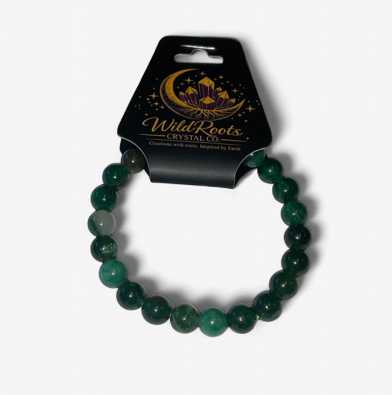 Assorted Green Stone Bead Bracelet