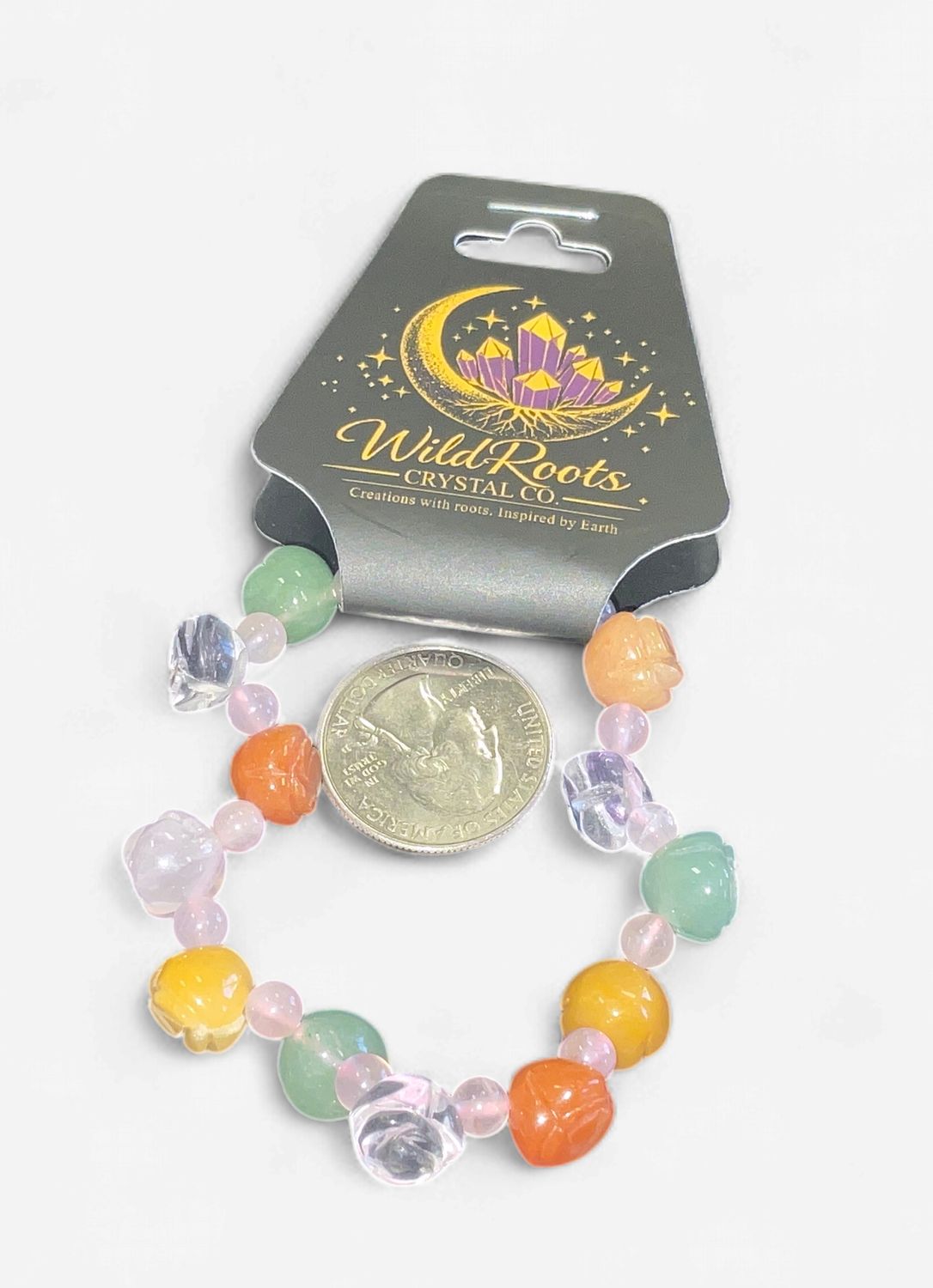 Rose Bead Mixed Bracelet