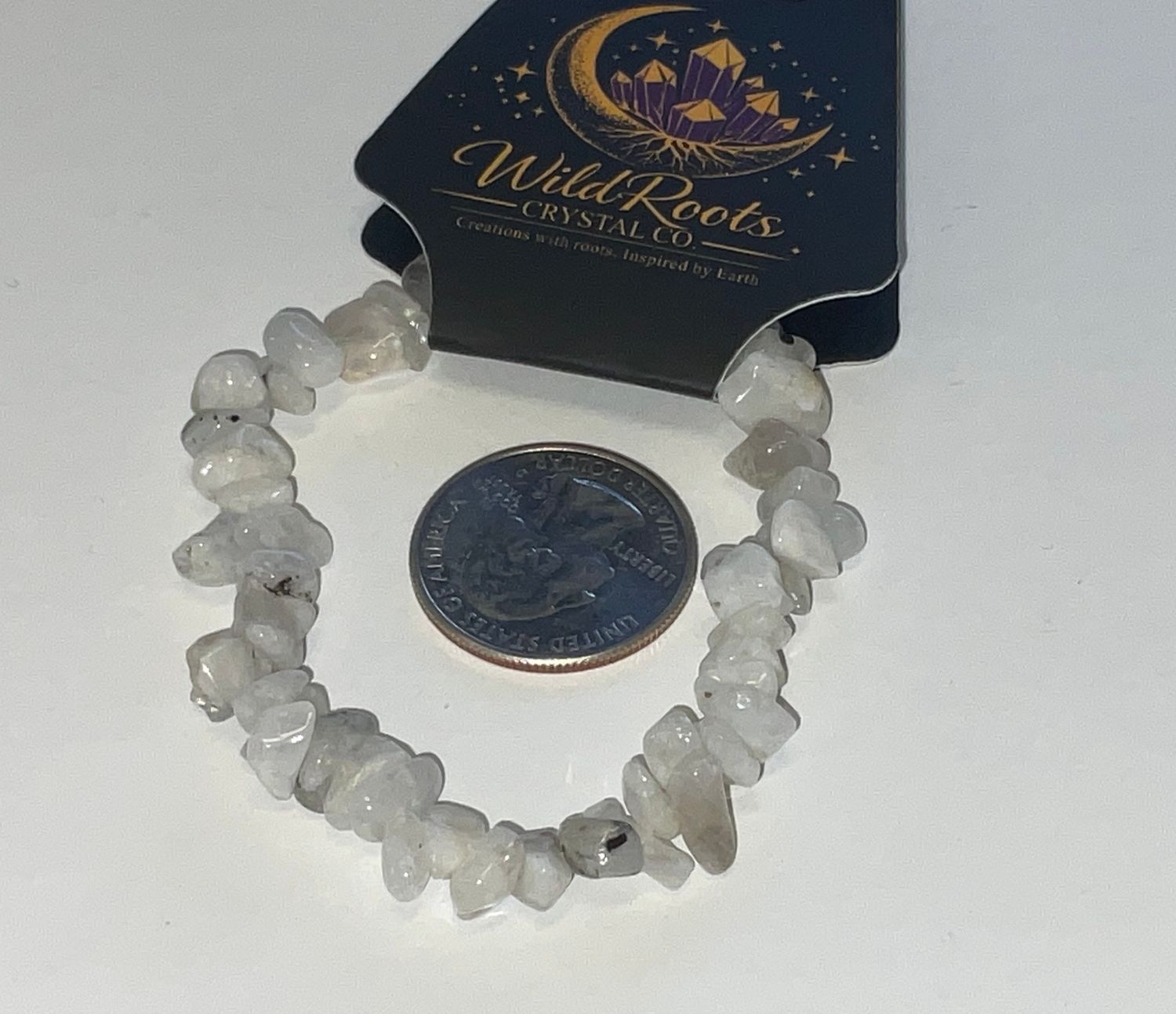 Moonstone Chip Bracelet